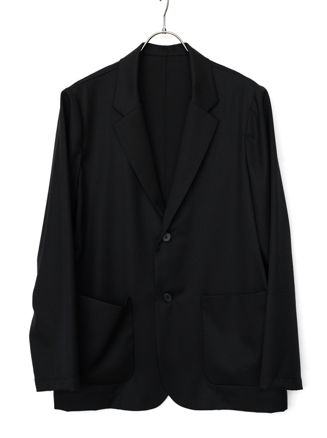 holk - 2B Jacket / wool gabardine - Black