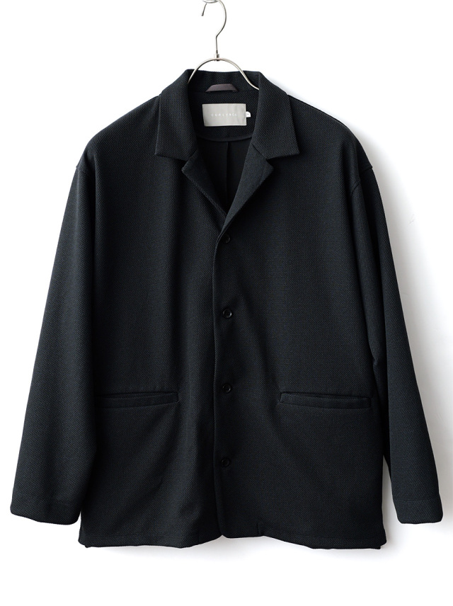 CURLY - AIR PIQUE SHIRT JACKET - Black