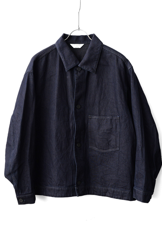 STILL BY HAND -  12oz Denim Jacket - Dark Navy