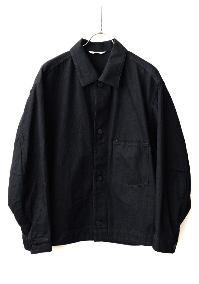 STILL BY HAND -  12oz Denim Jacket - Black
