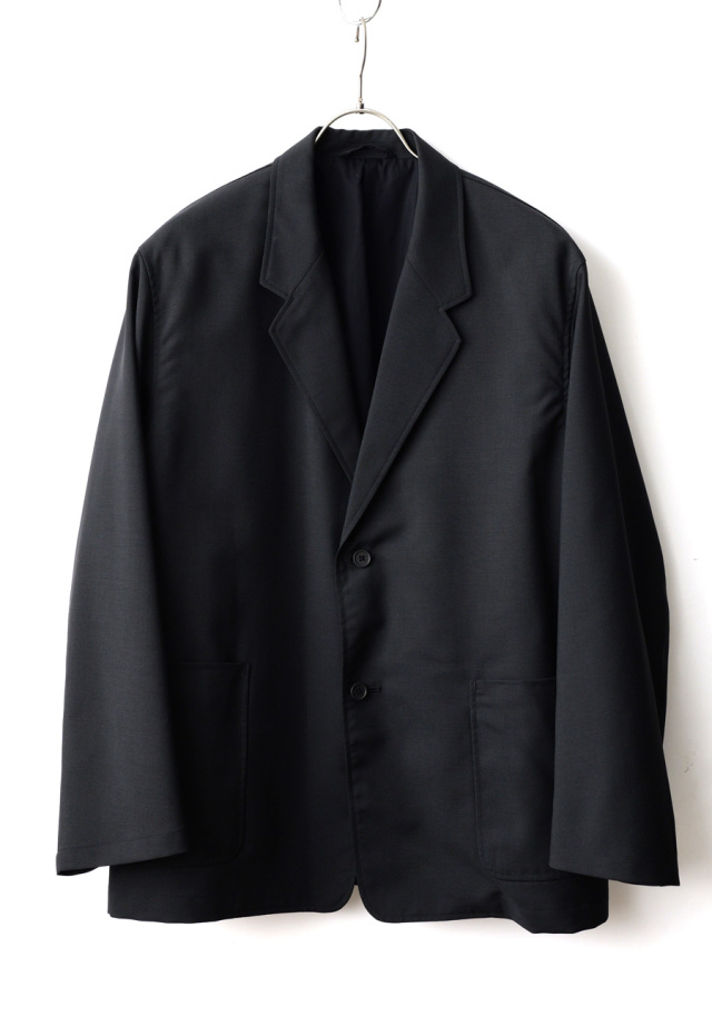 STILL BY HAND -  Wo/Pe Relaxed 2B Jacket - Ink Black