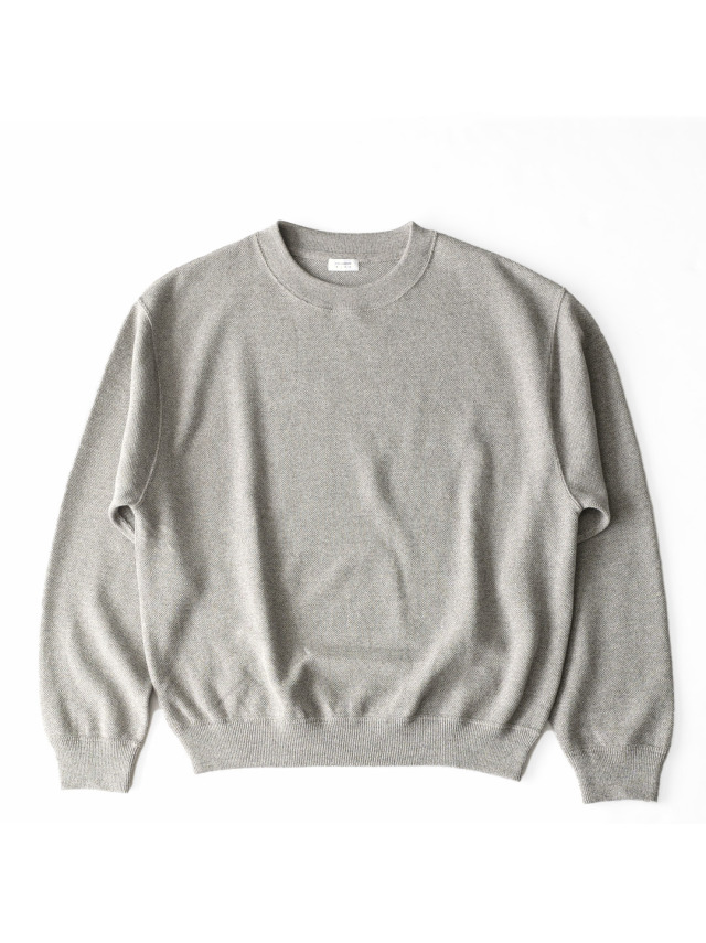 crepuscule -  Co/Wo Moss Stitch P/O - L.Gray