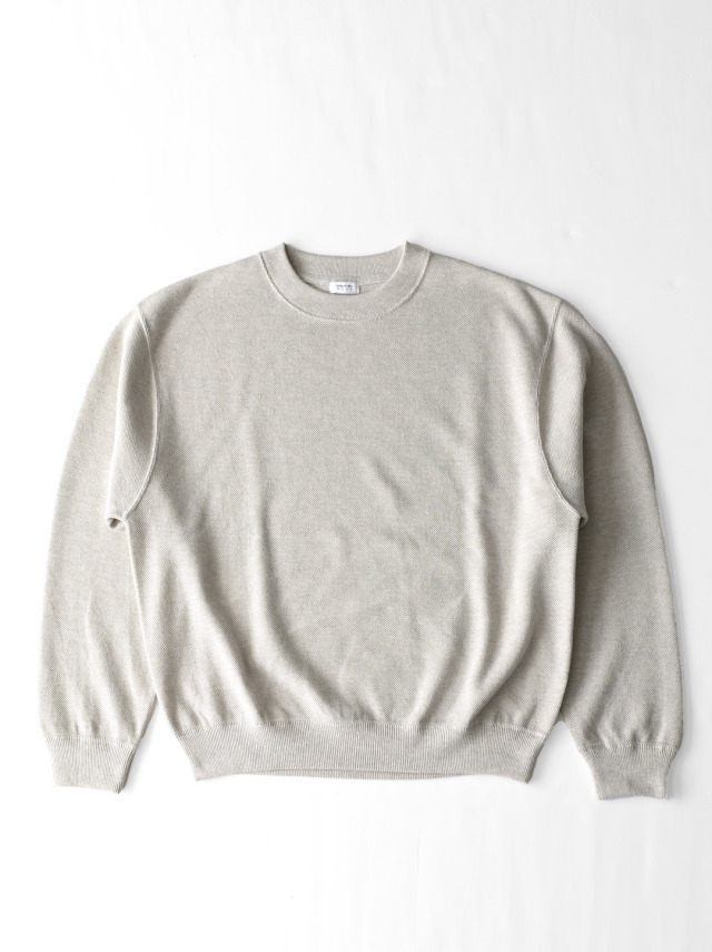 crepuscule -  Co/Wo Moss Stitch P/O - Oatmeal