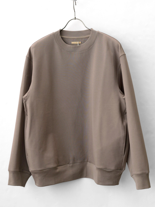 LAMOND -  Silky Crew Neck Pullover - Ash Brown