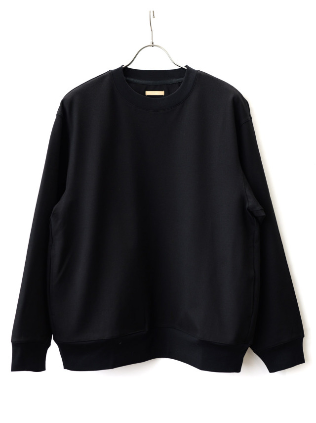 LAMOND -  Silky Crew Neck Pullover - Black