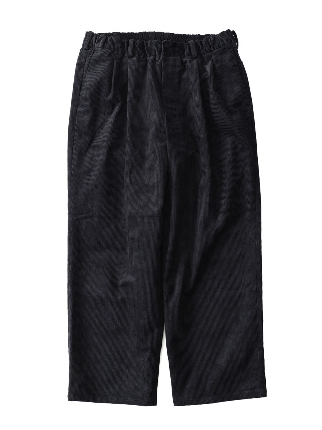 LAMOND - Corduroy Standard Wide Pants - Black
