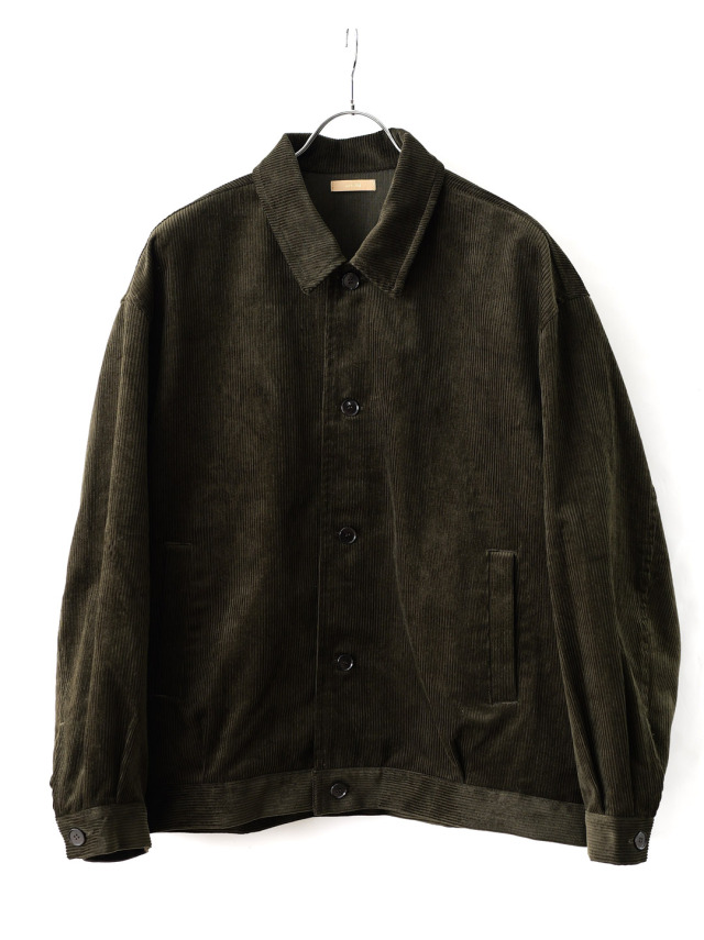 LAMOND - Corduroy Short Blouson - Dark Moss