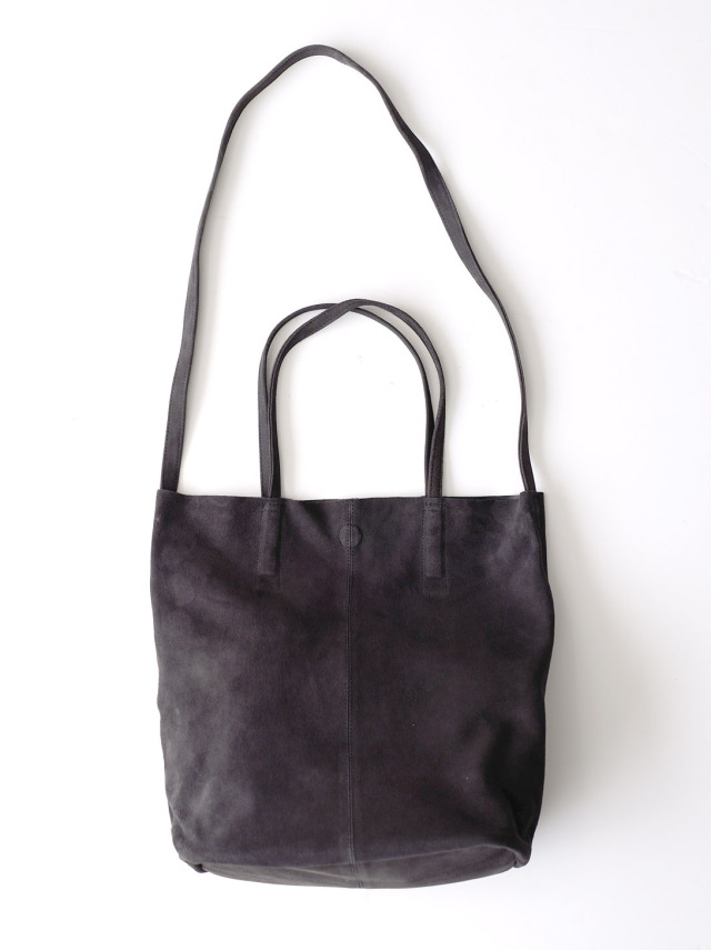 Morphee - 3WAY MEDIUM TOTE（M size）Nubuck - Charcoal