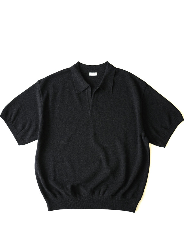 crepuscule -  Co/Ra Moss Stitch Skipper - Black