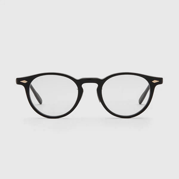 NOCHINO OPTICAL - TSUKIYOMI #1. GLOSS BLACK x  Clear to D.Gray