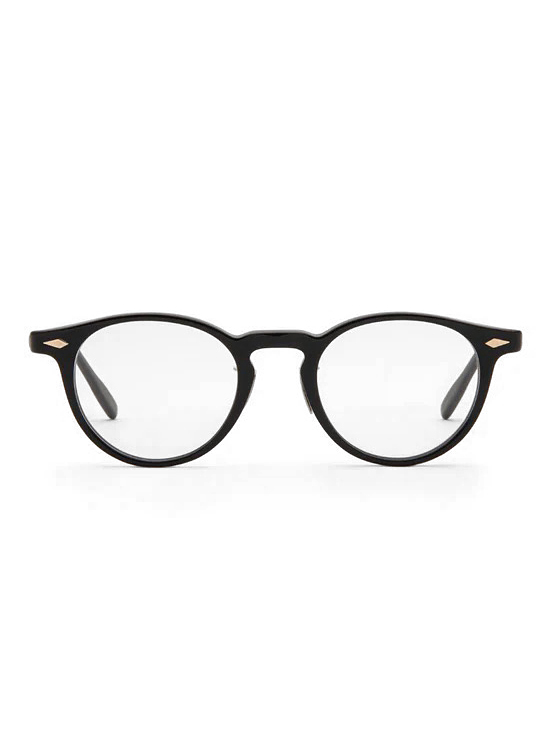 NOCHINO OPTICAL - TSUKIYOMI #1. GLOSS BLACK (Lens Clear to D.Gray)