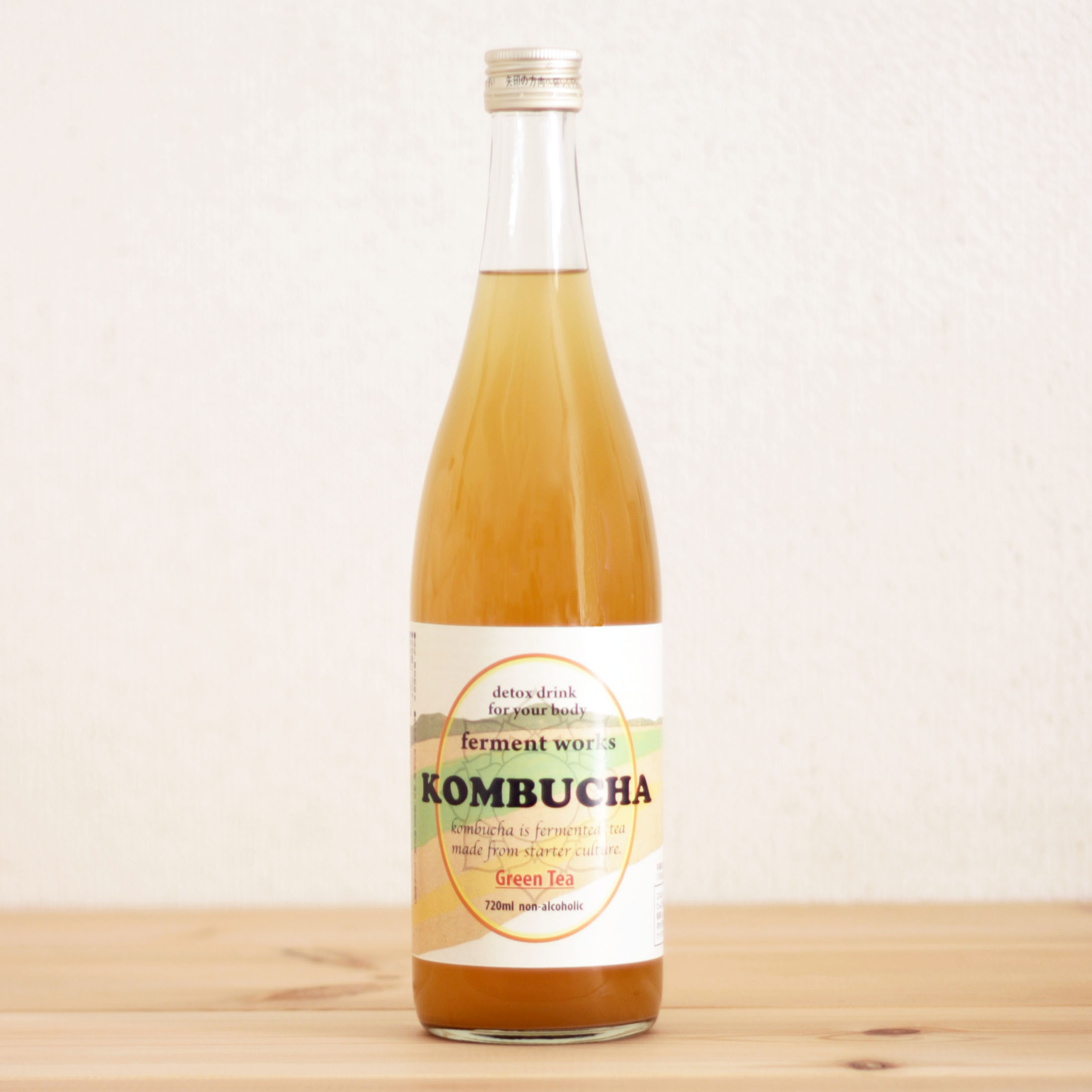 ferment works KOMBUCHA【コンブチャ】【紅茶キノコ】　　グリーンティー７２０ml