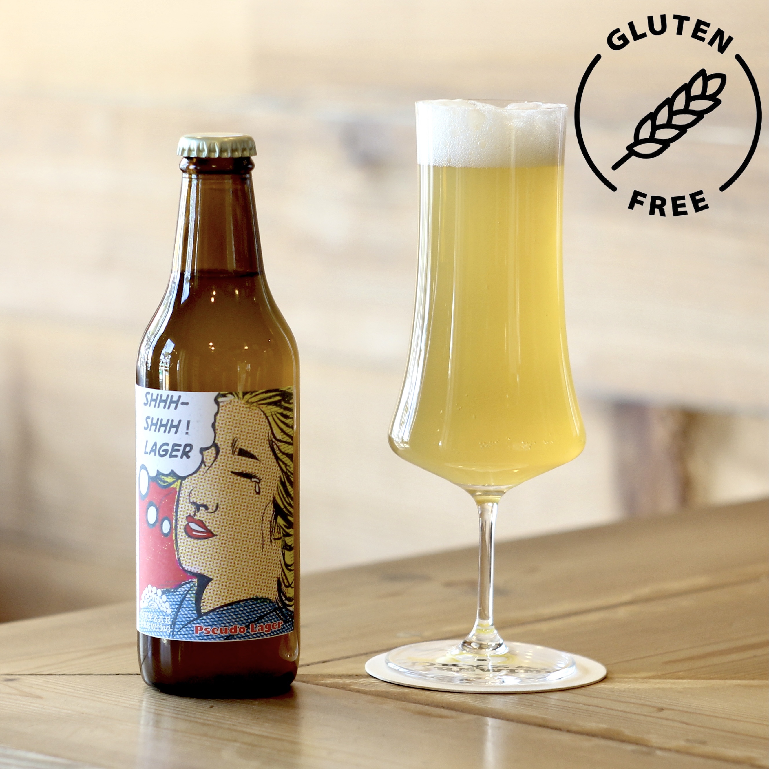 Shhh-Shhh! Lager シュシュ！ラガー　330ml 　グルテンフリー