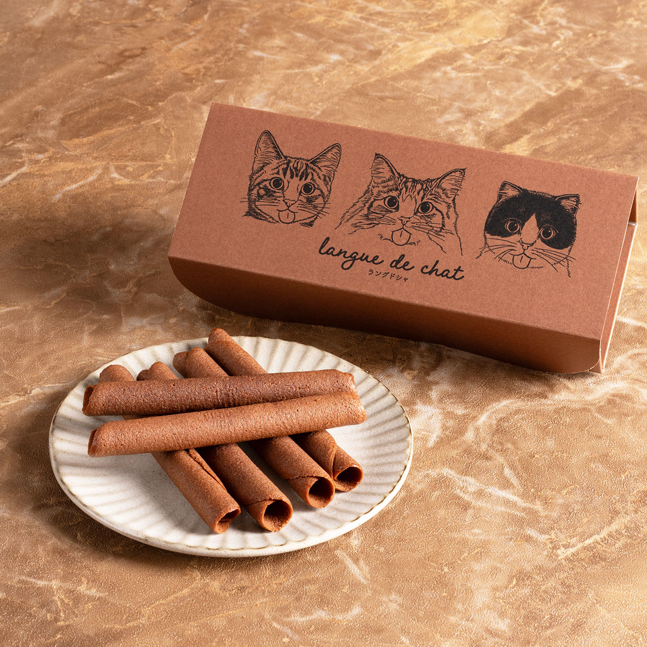 ラングドシャロール　ココア　8個入