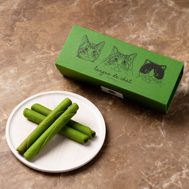 ラングドシャロール　抹茶　8個入