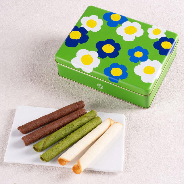 ラングドシャロール　フラワー缶12個入