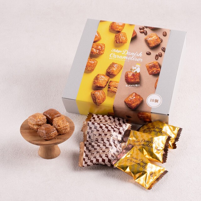 東京デニッシュキャラメリゼ プレーン＆コーヒーキャラメルMIX18個入