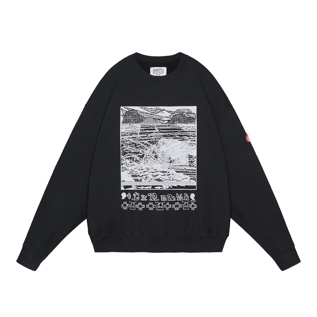 CE シーイー  WASHED FK Hyperferma CREW NECK
