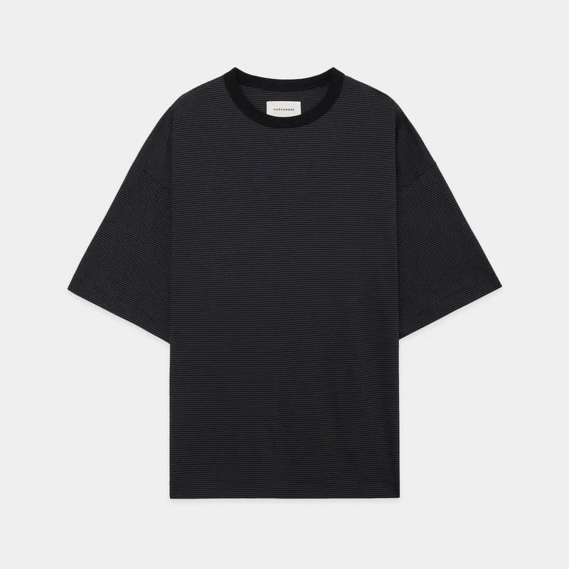 MARKAWARE ORGANIC SUPIMA BORDER COMFORT FIT Tee