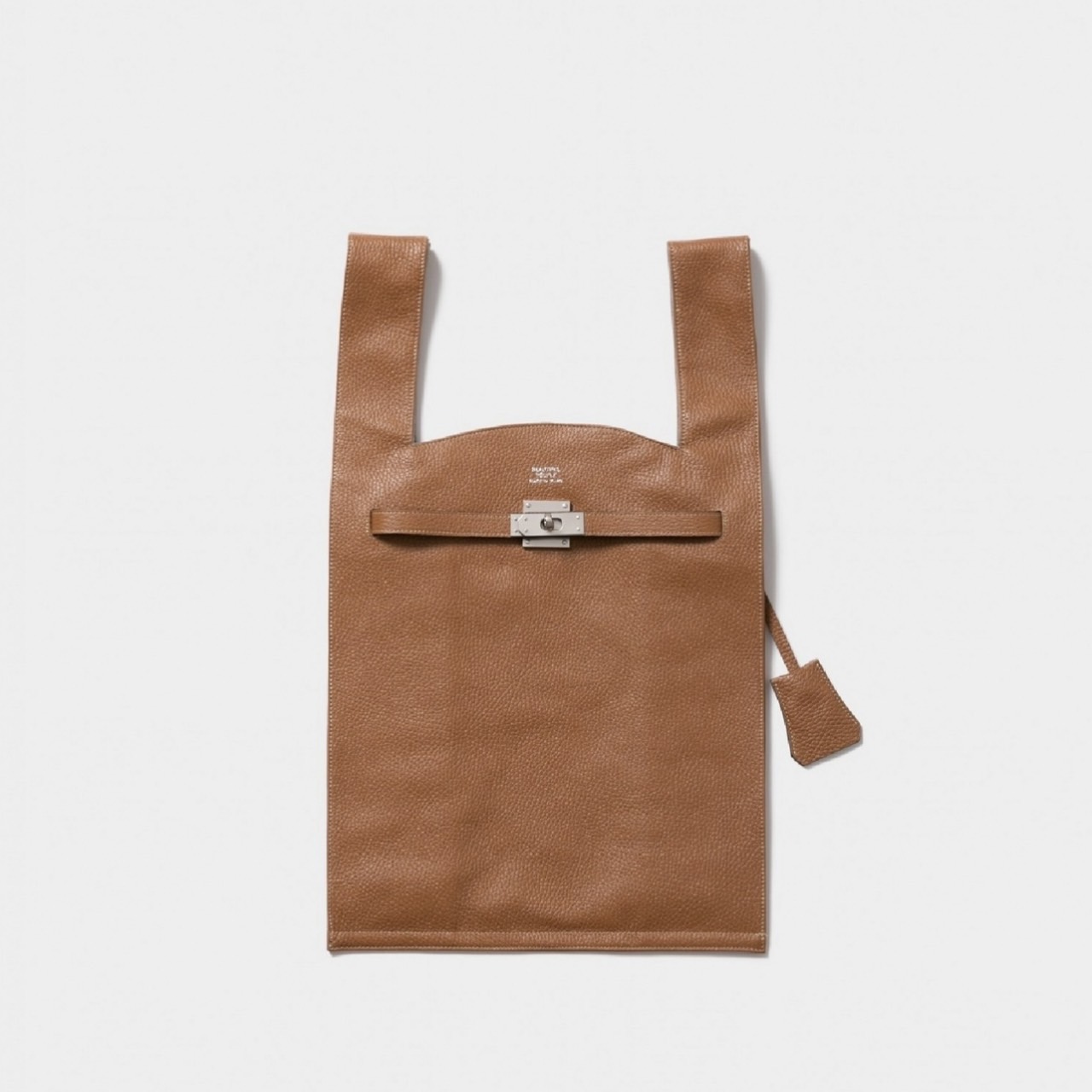 beautiful people large market bag in shrink leather