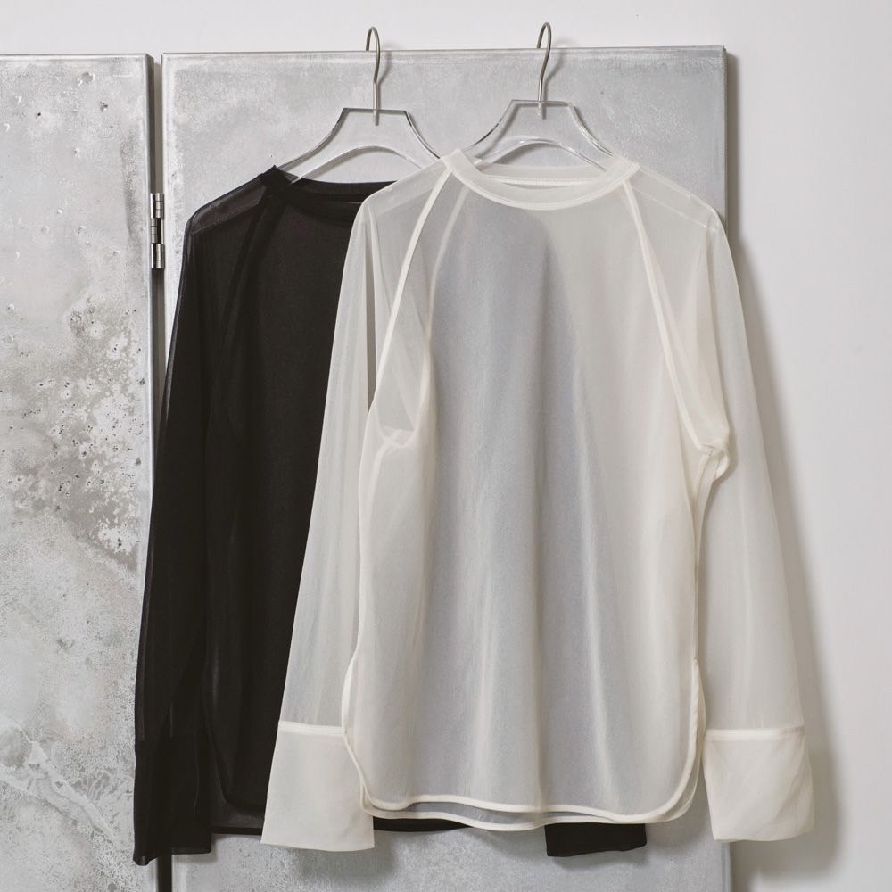 TODAYFUL Sheer Raglan Long T-shirts