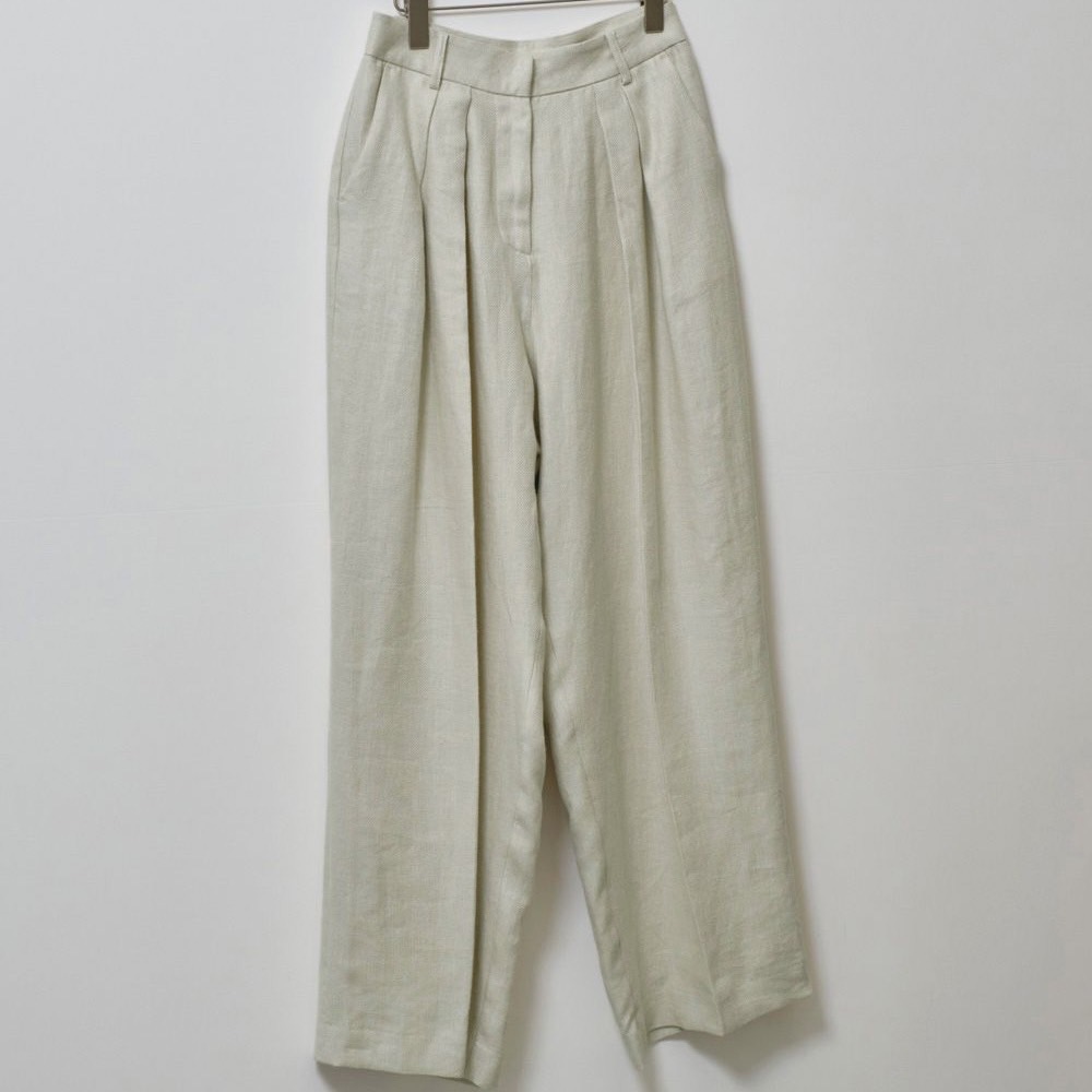 TODAYFUL Tuck Linen Trousers