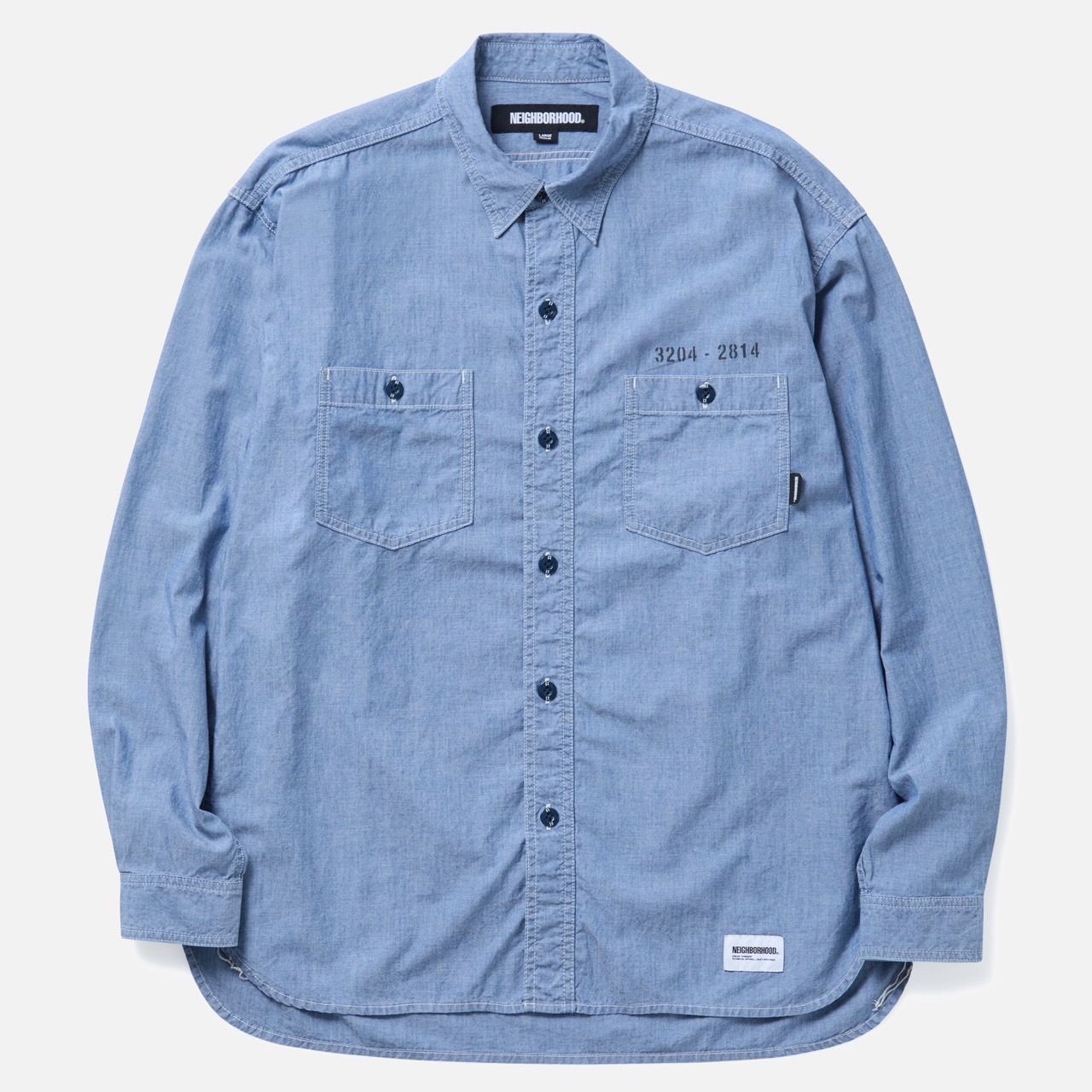 NEIGHBORHOOD ネイバーフッド 2025SS CHAMBRAY SHIRT LS