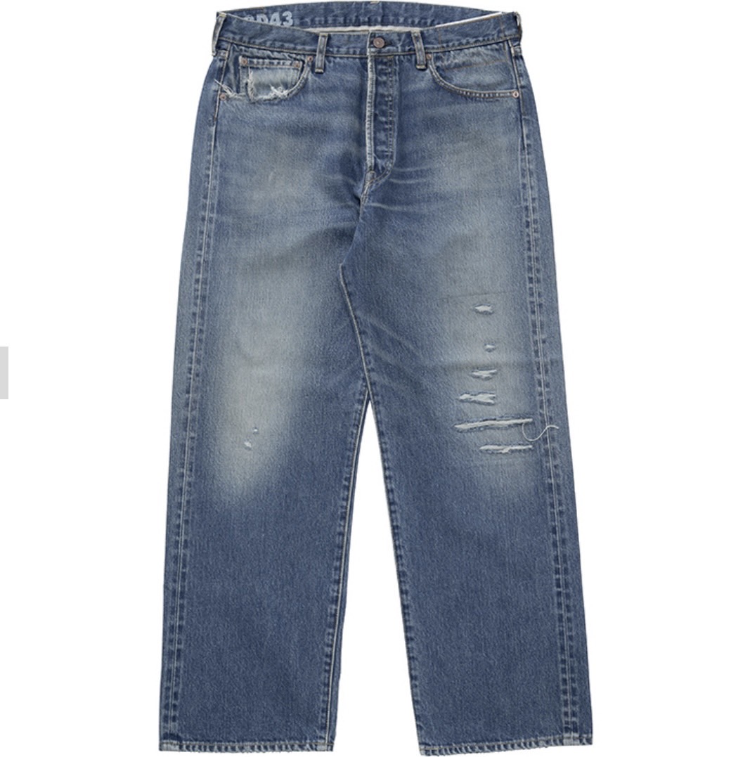 visvim ビズビム 2025 SOCIAL SCULPTURE 01 WIDE DAMAGED-43