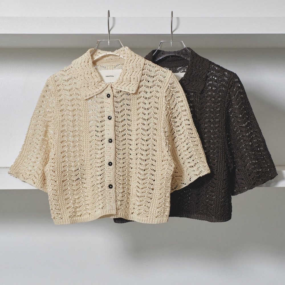 TODAYFUL Lace Knit Shirts