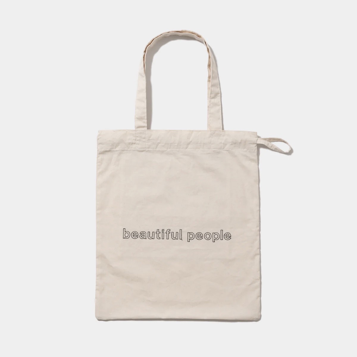 beautiful people contour logo gathering tote bag