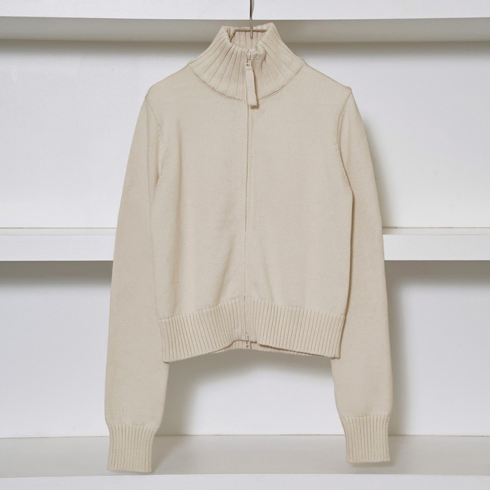 TODAYFUL Compact Zip Knit