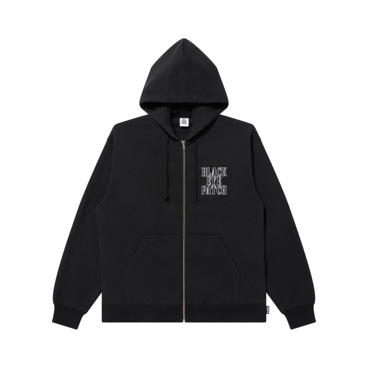 BlackEyePatch STENCIL LOGO EMBROIDERED ZIP HOODIE