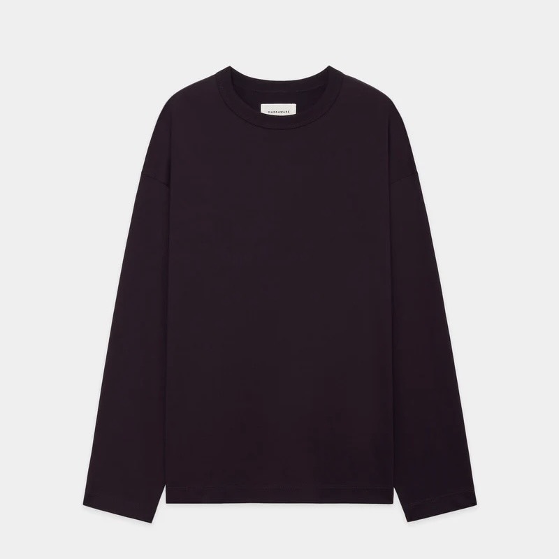 MARKAWARE Organic Giza 60/3 Survival Knit Comfort Fit L/S Tee