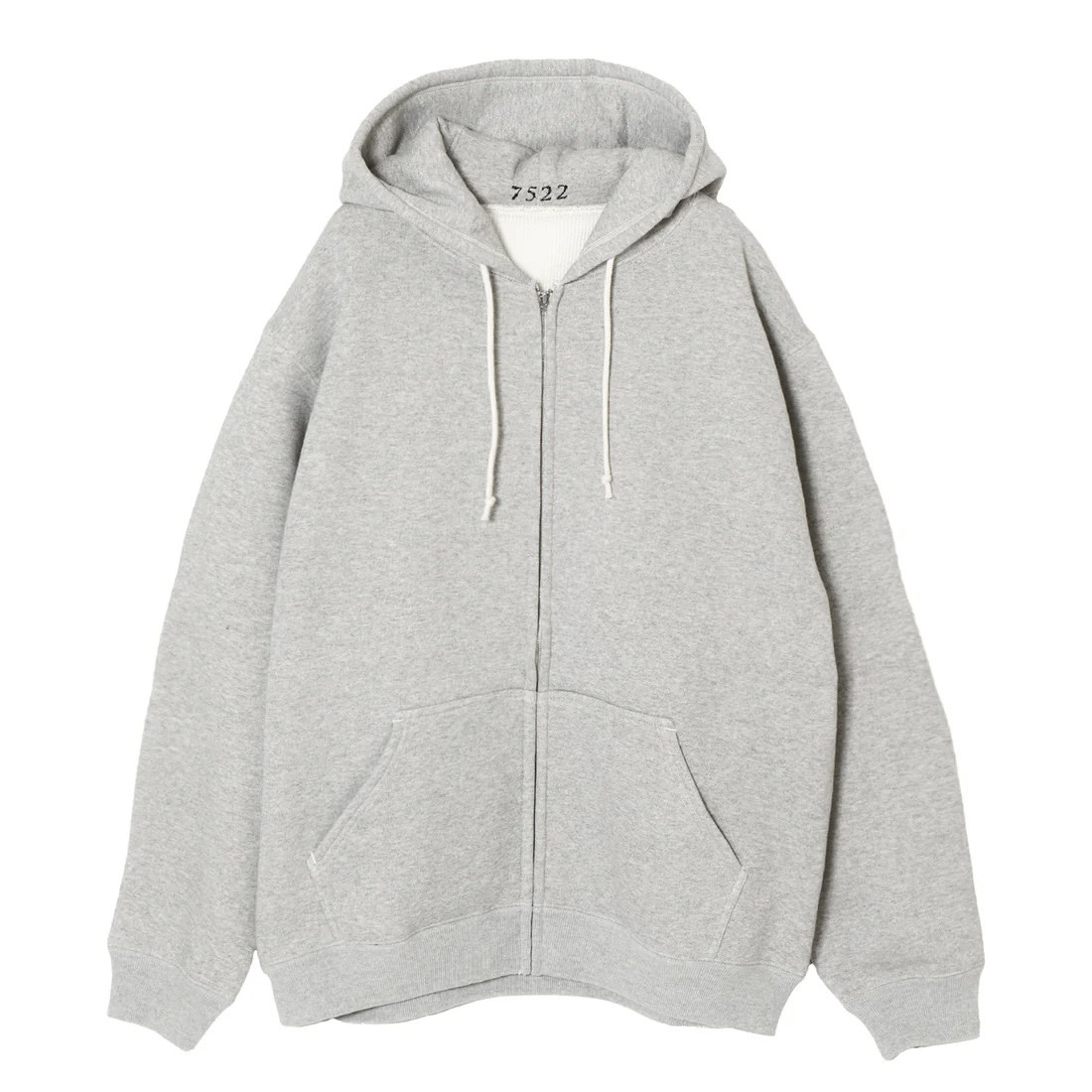 AVIREX7522 ZIPUP HOODIE GREY