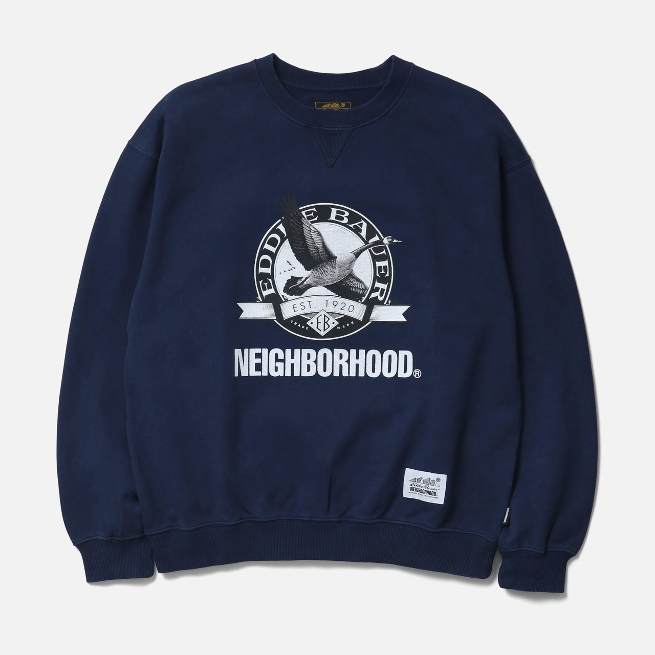 NEIGHBORHOOD ネイバーフッド NH X EDDIE BAUER . WASHED SWEAT SHIRT LS