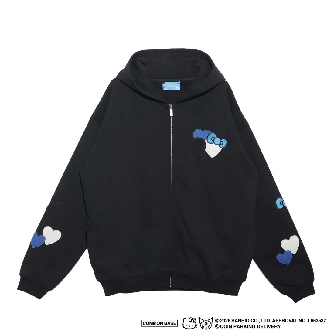 COIN PARKING DELIVERY × SANRIO CHARACTERS  ZIP SWEAT HOODIE