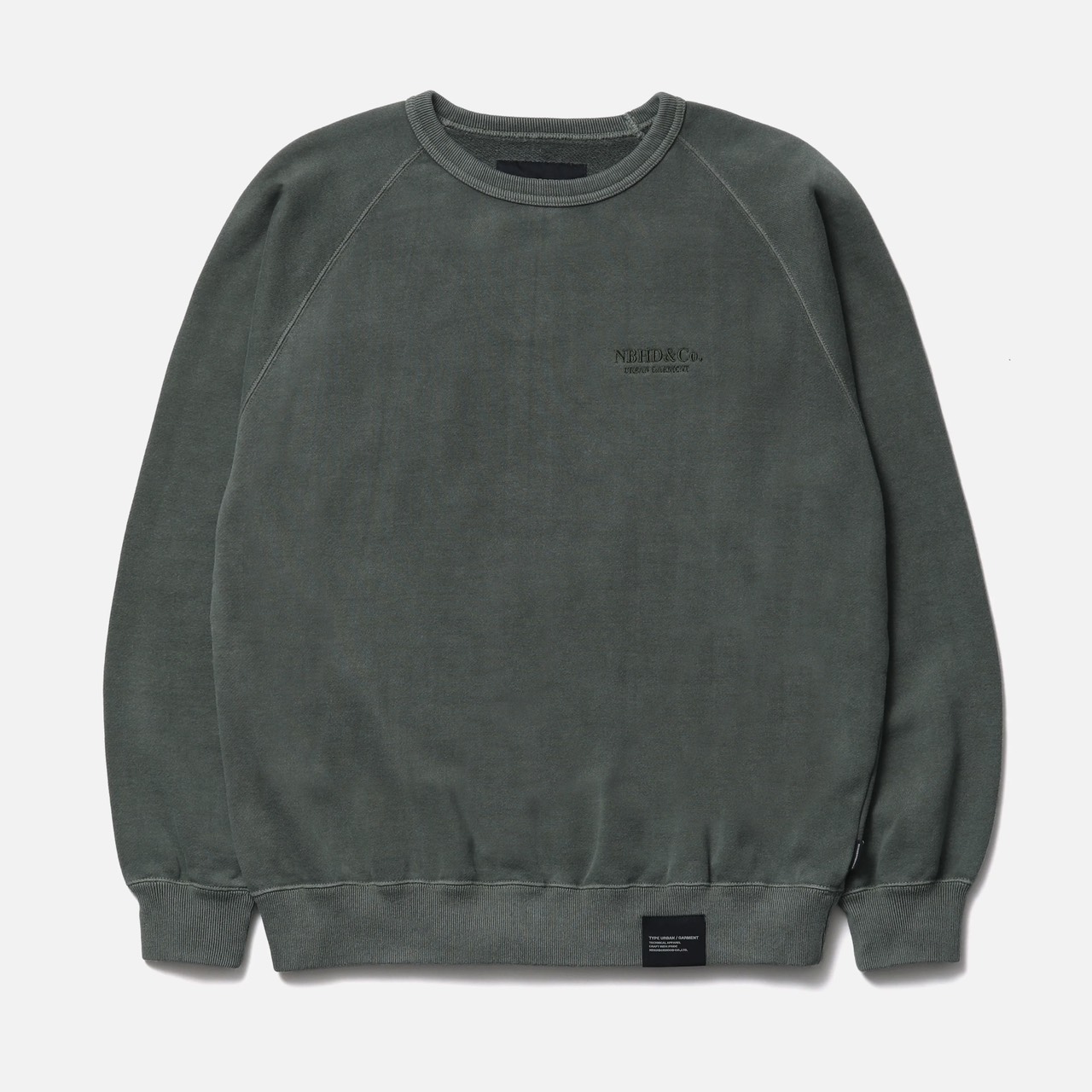 NEIGHBORHOOD ネイバーフッド PIGMENT DYED SWEAT SHIRT LS