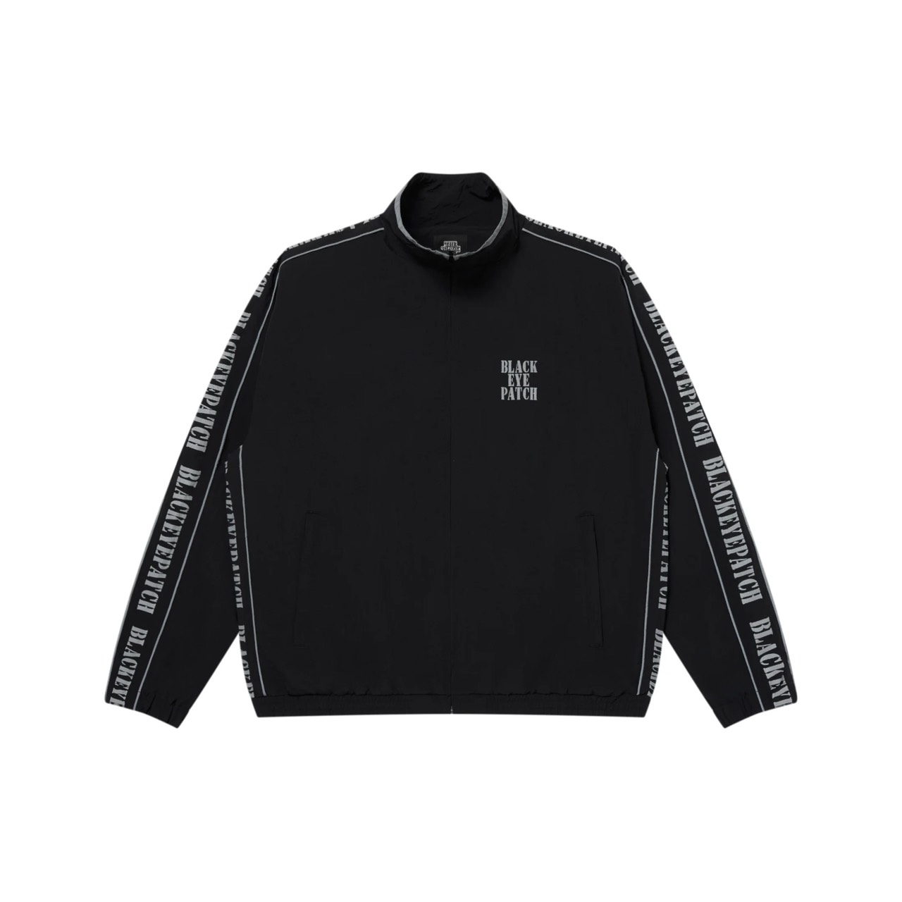 BlackEyePatch REFLECTIVE STENCIL LOGO TRACK JACKET