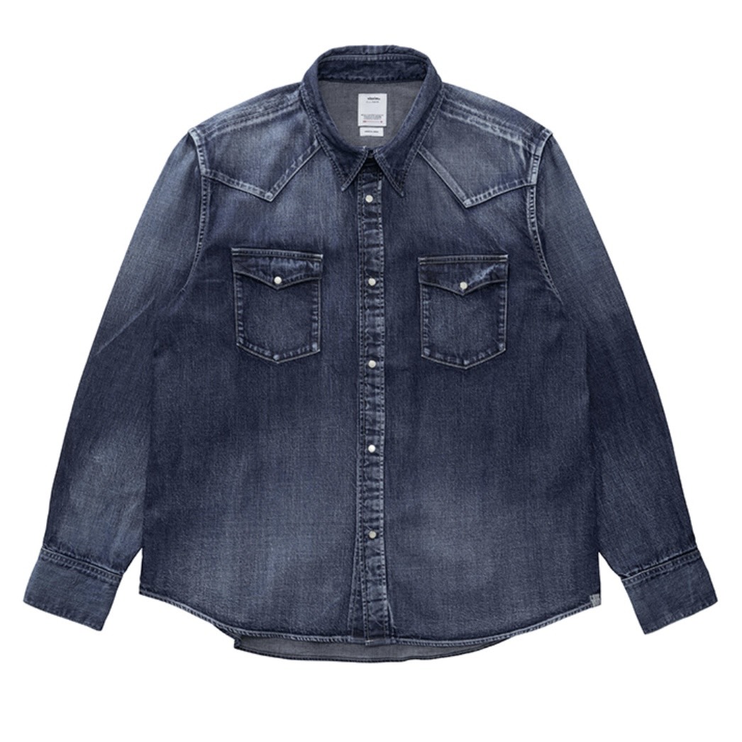 visvim ビズビム 2026SS SOCIAL SCULPTURE SHIRT DMGD