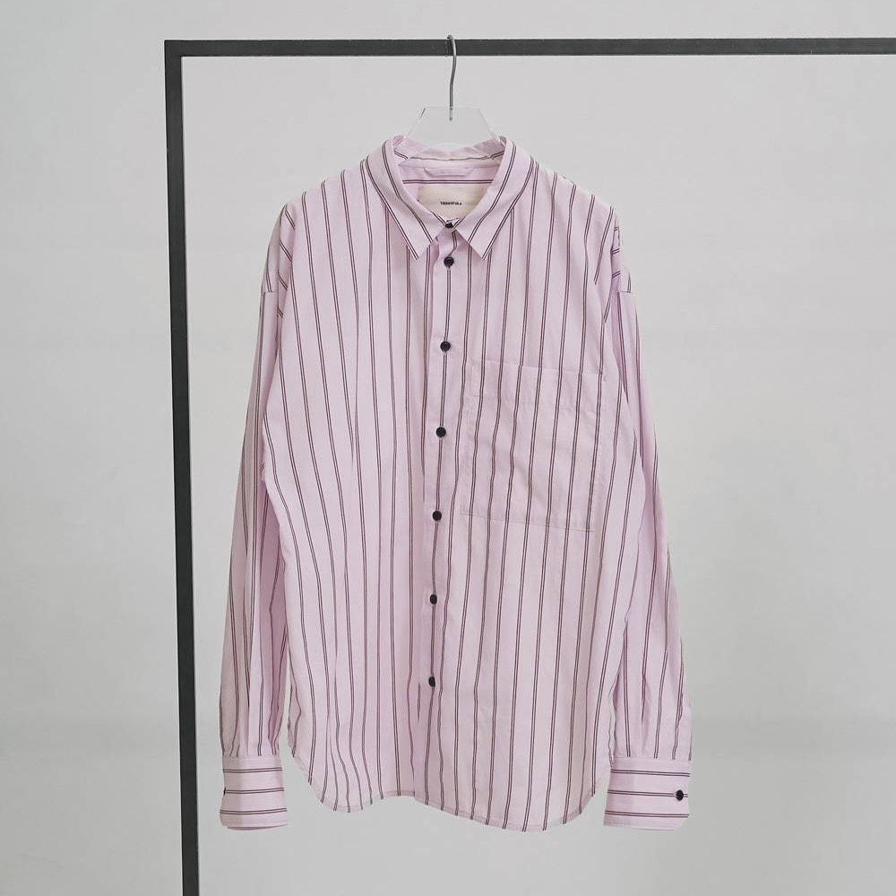 TODAYFUL Stripe Pocket Shirts