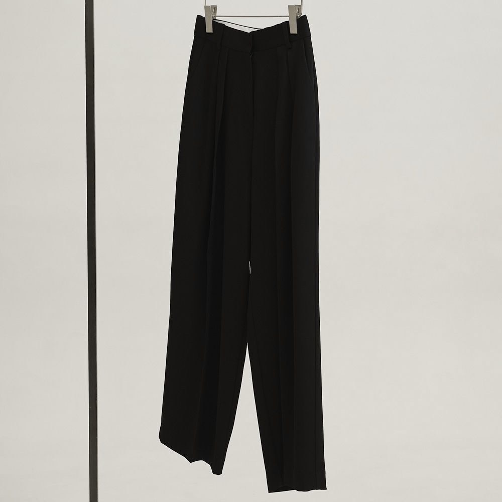 TODAYFUL Tuck Wide Trousers
