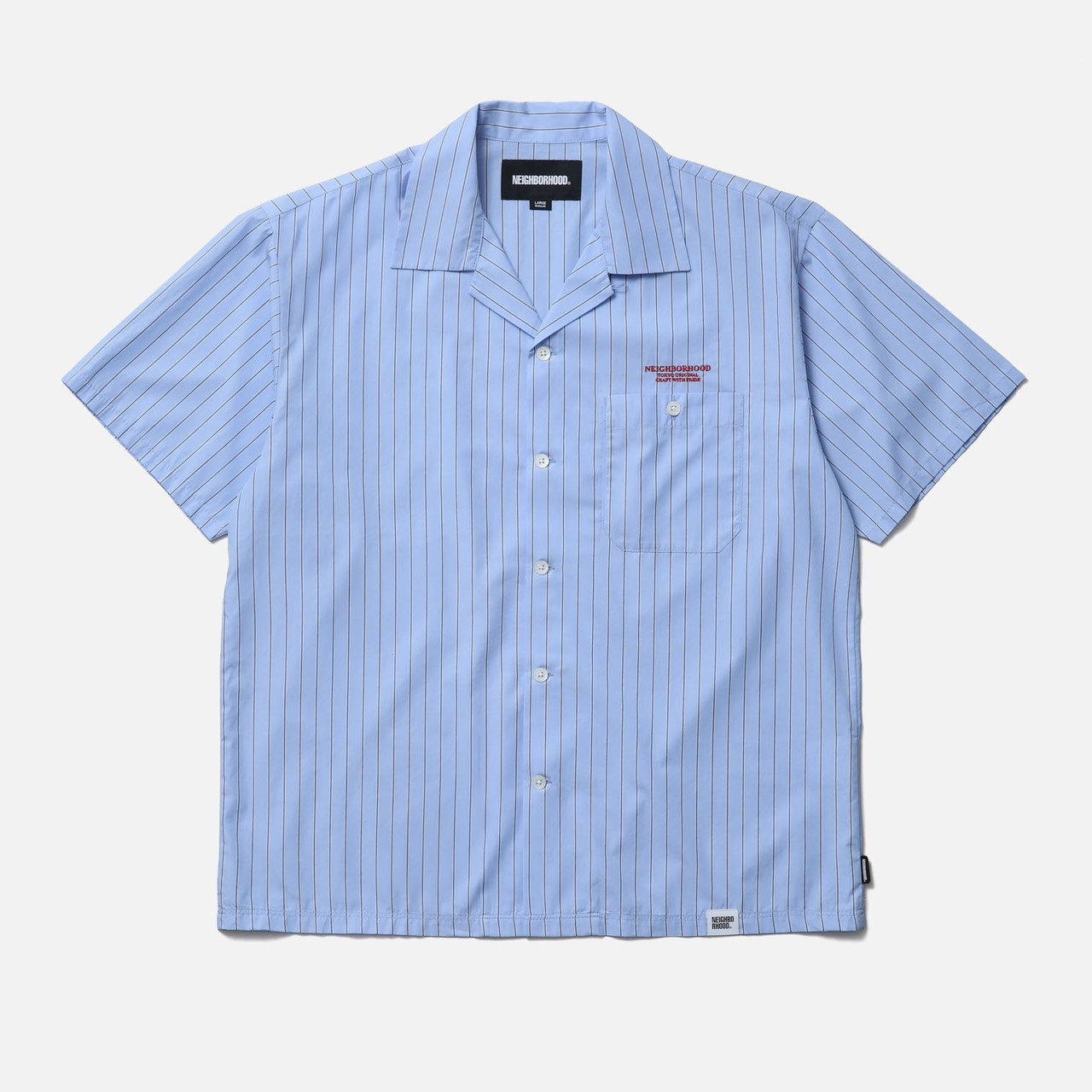 NEIGHBORHOOD ネイバーフッド STRIPE WORK SHIRT SS