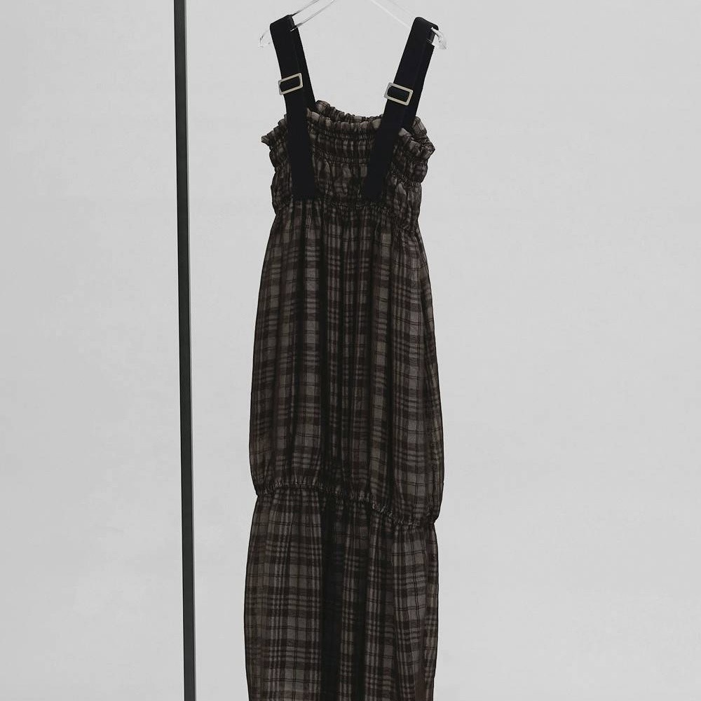 TODAYFUL Check Jacquard Dress