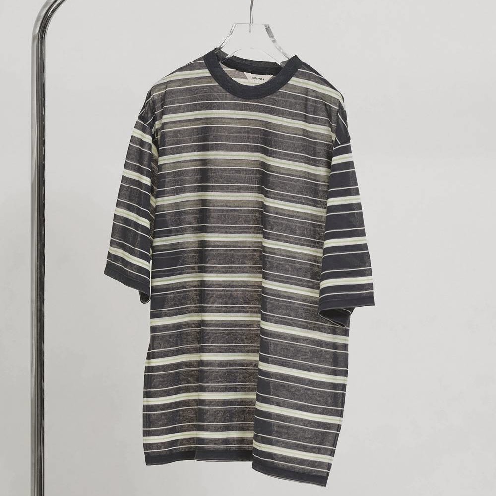 TODAYFUL  Sheer Border T-shirt