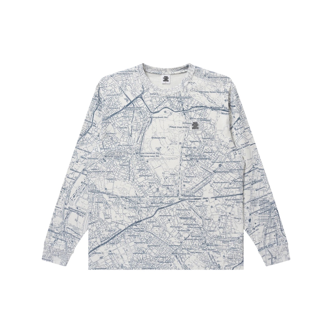 BlackEyePatch TOKYO METROPOLIS MAP HEAVYWEIGHT L/S TEE