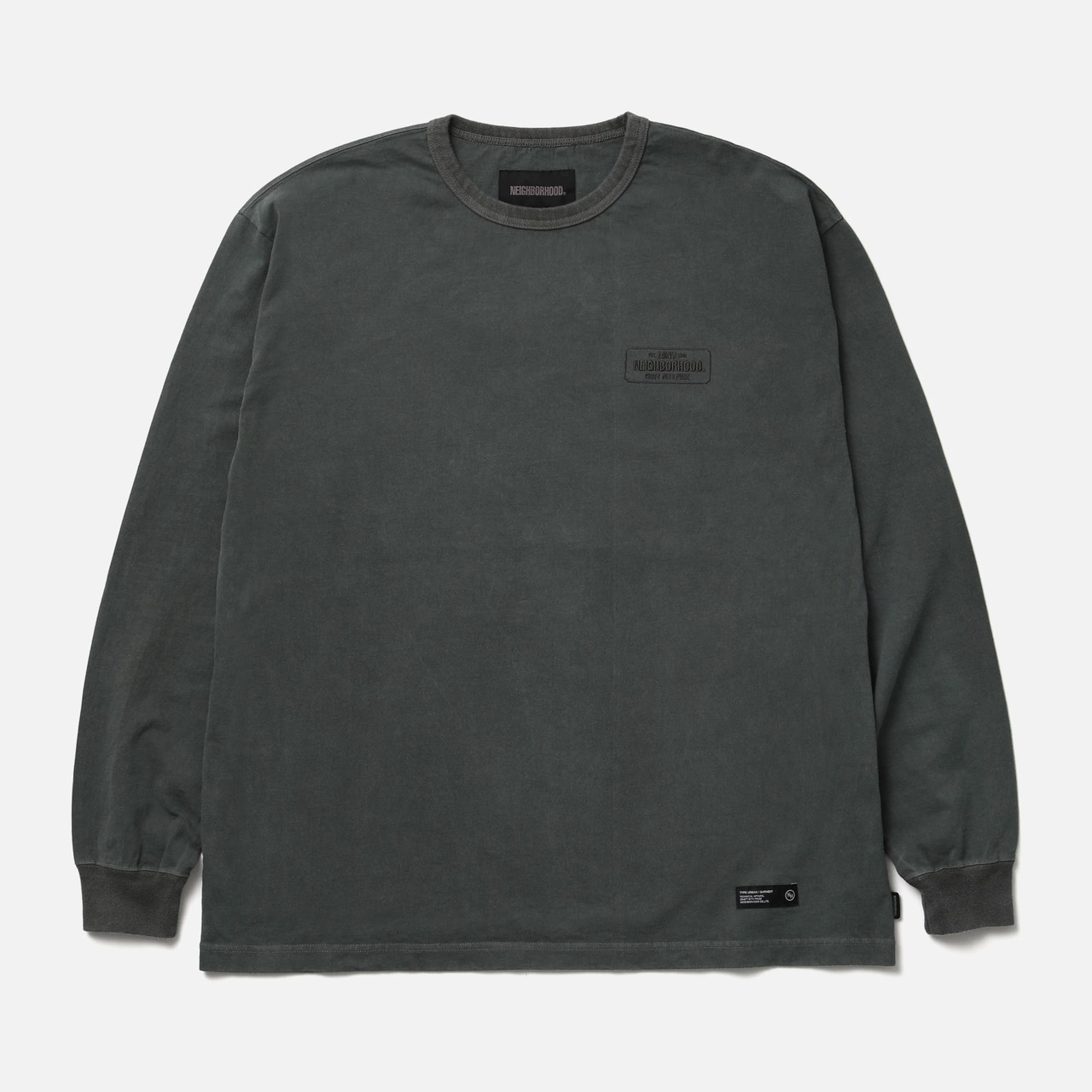 NEIGHBORHOOD ネイバーフッド PIGMENT CREWNECK LS