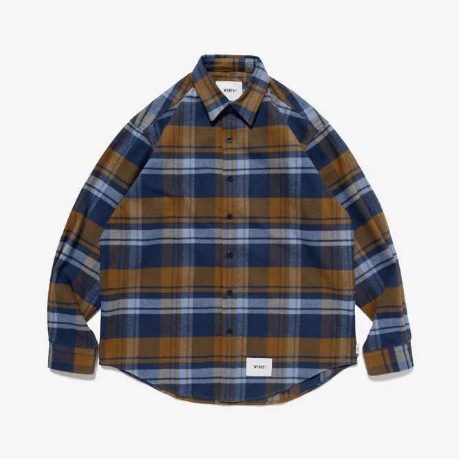 WTAPS ダブルタップス 2026AW TXT 01 / LS / COTTON. FLANNEL. TEXTILE