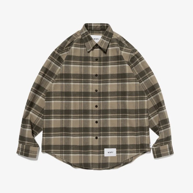 WTAPS ダブルタップス 2026AW  TXT 02 / LS / COTTON. FLANNEL. TEXTILE