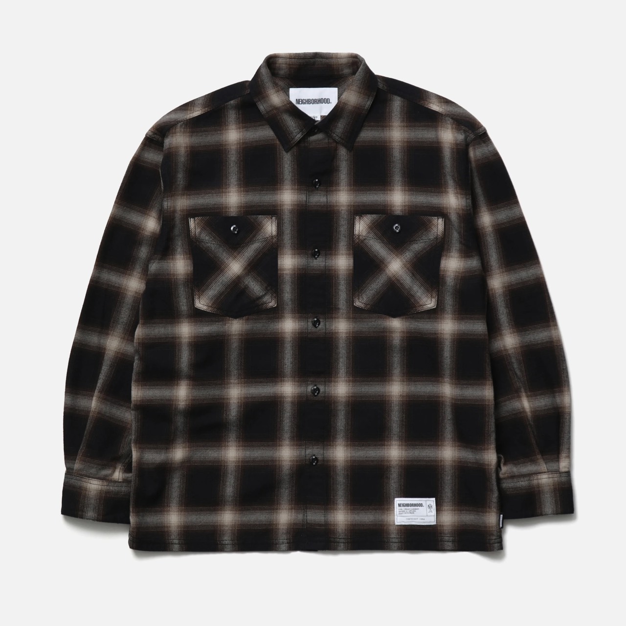 NEIGHBORHOOD ネイバーフッド HOMBRE CHECK SHIRT LS