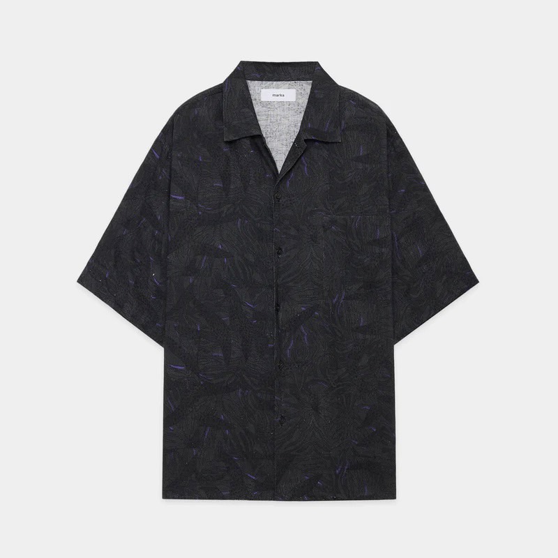 marka OPEN COLLAR S/S SHIRT LINEN TROPICAL